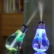 Hava Nemlendirici Ampül Görünümlü Aksesuarlı 400Ml 7 Renk Led Işıklı Oda Nemlendirici Masa Üstü
