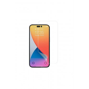 Iphone 14 Uyumlu Tam Kaplayan Şeffaf Tamperli Cam Ekran Koruyucu Kırılmaz Cam