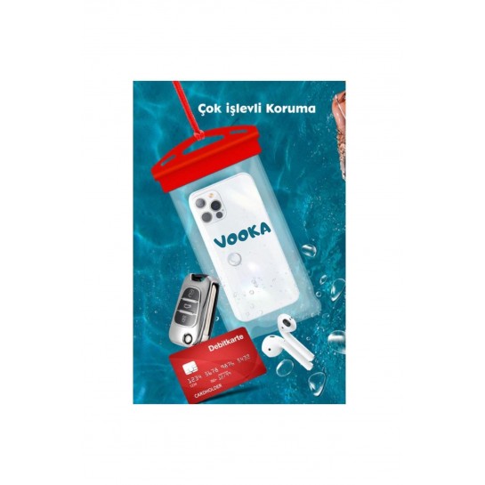 Joyka Su Geçirmez Askılı Kılıf Universal Tüm Cihazlara Uyumlu Deniz Havuz Waterprof Joyka Su Geçirmez Askılı Kılıf Universal Tüm Cihazlara Uyumlu Deniz Havuz Waterprof