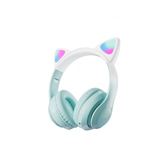 Kedi Kulaklık Pro 5.3 Akıllı Rgb Led Detaylı Bluetooth Kablosuz Kulaklık Çocuk Oyuncu Yeni