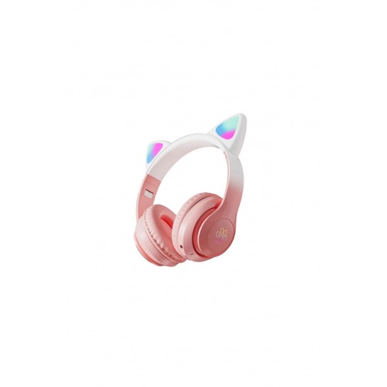 Kedi Kulaklık Pro 5.3 Akıllı Rgb Led Detaylı Bluetooth Kablosuz Kulaklık Çocuk Oyuncu Yeni
