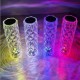 Kristal Elmas Dokunmatik Usb Sarjlı Rgb Kumandalı Masa Lambası