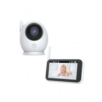 LCD Ekranlı Gece Görüşlü Bebek Monitörü - Bebek Izleme Kamerası Oda Sıcaklığı Kontrollü Kablosuz