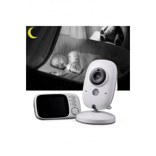 Lcd Ekranlı Gece Görüşlü Bebek Monitörü - Bebek Izleme Kamerası Oda Sıcaklığı Kontrollü Kablosuz Ip Lcd Ekranlı Gece Görüşlü Bebek Monitörü - Bebek Izleme Kamerası Oda Sıcaklığı Kontrollü Kablosuz Ip