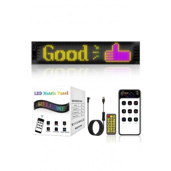 Led Matrix Panel Dijital Ekran Kumandalı App Kontrollü