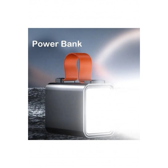 Powerbank 30.000 mAH 2x USB-C+2xUSB-A+1xDC Çıkışlı 100W Macbook Laptop Şarj Edilebilir Profesyonel Şarj