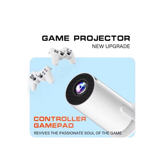 Projeksiyon Cihazı 4K Projektör+Oyun 2in1 Pro Projektör