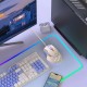 M2 Kablolu Espor Oyuncu Mouse RGB 12800 DPI Ledli Gaming Mouse Software 9 Makro Sensor