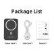 Magsafe 5000 mAh Battery Pack Iphone Uyumlu Powerbank Magsafe Powerbank Kablosuz Şarj Cihazı Şarj