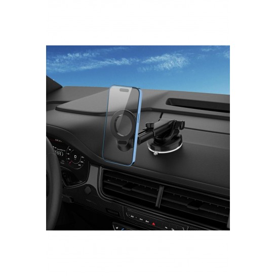 Magsafe Akrobat Güçlü Mıknatıs Araç İçi Telefon Tutucu Torpido Vantuzlu Magnetic Holder