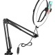 Metal Flexible Masaüstü Sıkıştırmalı Youtuber Ring Light Led Selfie Çalışma Işığı 10 Inç Halka