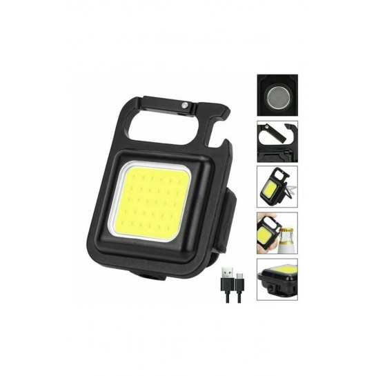 Mini LED anahtarlık el feneri USB şarj edilebilir lamba taşınabilir cep feneri açık kamp için ışık Mini LED anahtarlık el feneri USB şarj edilebilir lamba taşınabilir cep feneri açık kamp için ışık