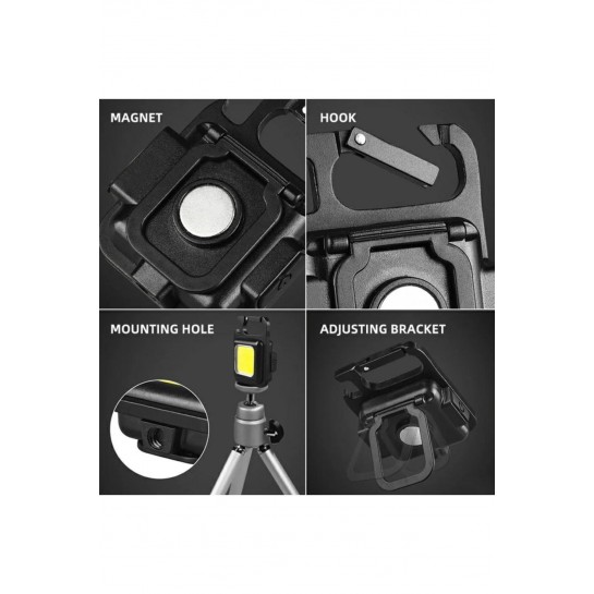 Mini LED anahtarlık el feneri USB şarj edilebilir lamba taşınabilir cep feneri açık kamp için ışık Mini LED anahtarlık el feneri USB şarj edilebilir lamba taşınabilir cep feneri açık kamp için ışık