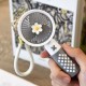 Mini Vantilatör Şarjlı Mini Fan 500 mAh Yüksek Fan Gücü Tutmalı Deri Anahtarlıklı Fan Mini Vantilatö