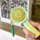 Mini Vantilatör Şarjlı Mini Fan 500 mAh Yüksek Fan Gücü Tutmalı Deri Anahtarlıklı Fan Mini Vantilatö