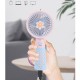 Mini Vantilatör Şarjlı Mini Fan 500 mAh Yüksek Fan Gücü Tutmalı Deri Anahtarlıklı Fan Mini Vantilatö