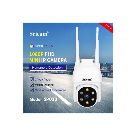 Mini Wifi Güvenlik Kamerası Otomatik Hareket Algılma Gece Görüşlü yağmur Geçirmez Güvenlik 1080p