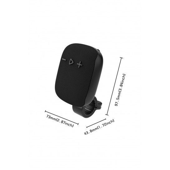 Motosiklet Bisiklet Scooter Uyumlu Gidon Bağlantılı Hoparlör Bluetooth USB Hafıza Kart Hoparlör