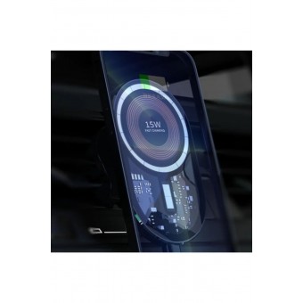 Ms 15w Magsafe Iphone-12-13-14-15 Pro-pro Max Uyumlu Magnetic Wireless Universal Araç Telefon Tutucu