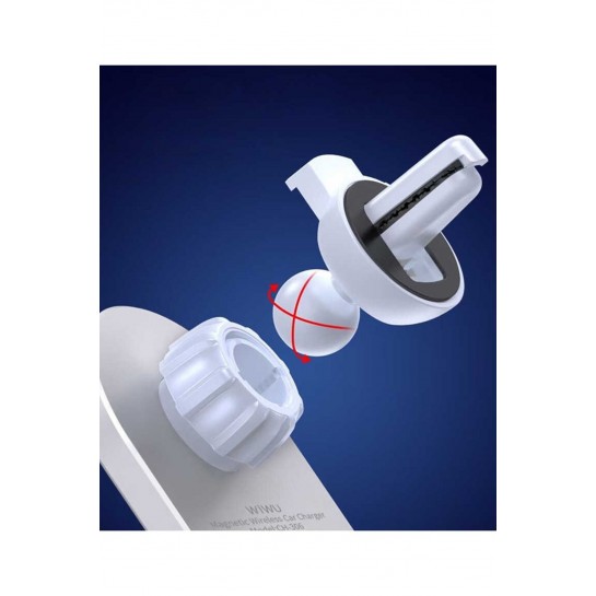 Ms 15w Magsafe Iphone Xs Max Uyumlu Magnetic Wireless Charging Car Araç Telefon Tutucu Hızlı Şarj