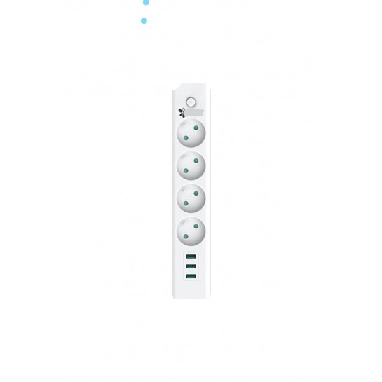 Ms 4'lü Termal Akım Korumalı 3 Usb Priz 4'lü Termal Akım Korumalı 2500 Watt Akıllı 2 Metre Kablo Ms 4'lü Termal Akım Korumalı 3 Usb Priz 4'lü Termal Akım Korumalı 2500 Watt Akıllı 2 Metre Kablo