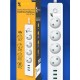 Ms 4'lü Termal Akım Korumalı 3 Usb Priz 4'lü Termal Akım Korumalı 2500 Watt Akıllı 2 Metre Kablo Ms 4'lü Termal Akım Korumalı 3 Usb Priz 4'lü Termal Akım Korumalı 2500 Watt Akıllı 2 Metre Kablo