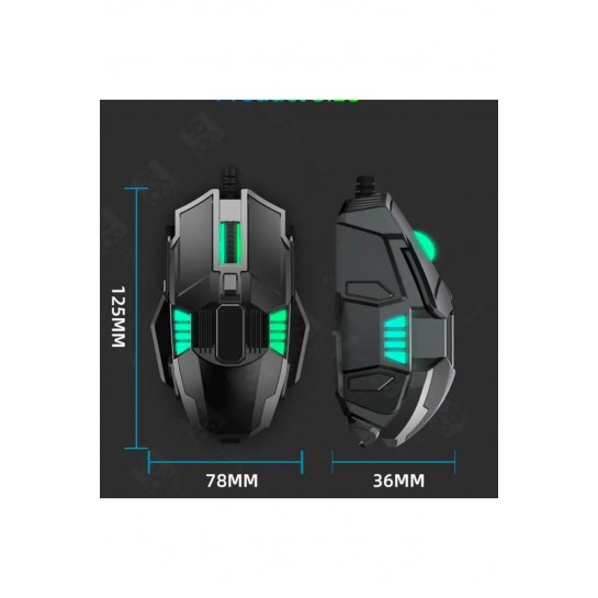 Oyuncu Mouse Mekanik Rgb 6 Tuşlu Drag Click 6400 Dpi Gaming Mouse Oyuncu Mouse Makrolu Örgü Kablo Oyuncu Mouse Mekanik Rgb 6 Tuşlu Drag Click 6400 Dpi Gaming Mouse Oyuncu Mouse Makrolu Örgü Kablo