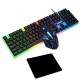 Profesyonel Yayıncı Gaming Set 2in1 Profesyonel Mekanik Klavye Mouse Pro Set Pub