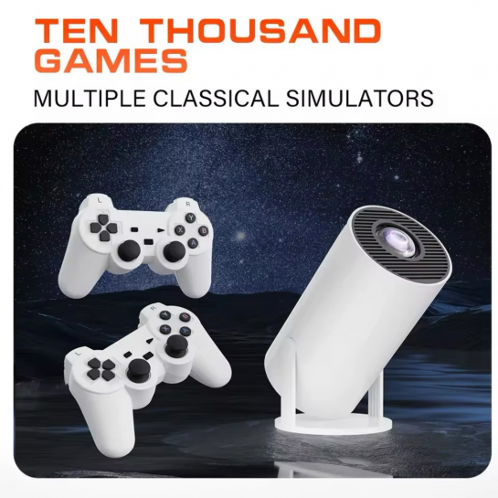 Projeksiyon Cihazı Taşınabilir Sinema + Oyun 1280* 720p Ev Sineması Bluetooth Oyunlu Akıllı Projektö Projeksiyon Cihazı Taşınabilir Sinema + Oyun 1280* 720p Ev Sineması Bluetooth Oyunlu Akıllı Projektö