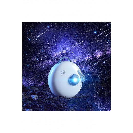 Projektör Gece Masa Lambası Galaxy Gökyüzü Star Projeksiyon Kumandalı Samanyol