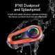 Q08-2x Rgb Işıklı Intercom 2 Kişi Bağlantılı 1000mah Motosiklet Bluetooth Kulaklık Seti Q08-2x Rgb Işıklı Intercom 2 Kişi Bağlantılı 1000mah Motosiklet Bluetooth Kulaklık Seti