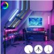 Şarjlı 1 Ad Fotoğrafçılık Işık Çubuğu Rgb Aydınlatma Ledi Canlı Video Çekimi Işığı 2+1 Mt Tripod