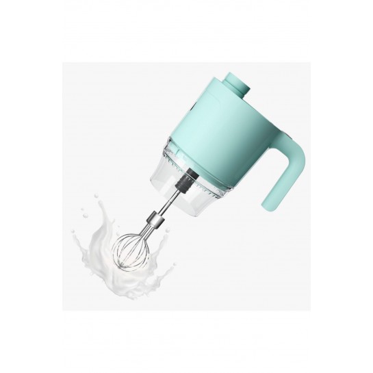 Şarjlı Mikser Blender 5in1 Çok Amaçlı Mikser Blender Çırpıcı Doğrayıcı Parçalayıcı 300Ml