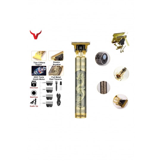 Şarjlı Tıraş Makinesi Saç Sakal Lazer Epilasyon Öncesi Kol Bacak Yanak Koltuk Altı Vücut