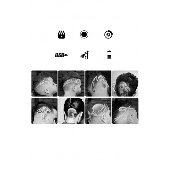 Şarjlı Tıraş Makinesi Saç Sakal Lazer Epilasyon Öncesi Kol Bacak Yanak Koltuk Altı Vücut