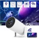 Taşınabilir Sinema Projektörü 1280 * 720p Ev Sineması Bluetooth Android 11 Akıllı Projeksiyon Wifi