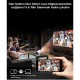 Taşınabilir Sinema Projektörü 1280 * 720p Ev Sineması Bluetooth Android 11 Akıllı Projeksiyon Wifi