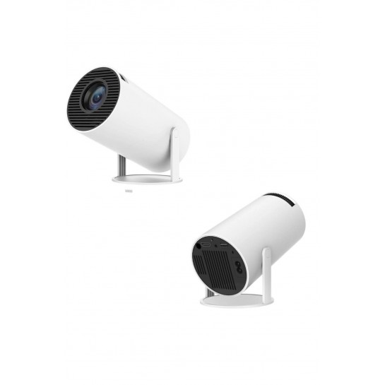 Taşınabilir Sinema Projektörü 1280 * 720p Ev Sineması Bluetooth Android 11 Akıllı Projeksiyon Wifi