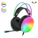 Togo 7.1 RGB Transparan Led Effect Gaming Headset Oyuncu Gaming Kulaklık