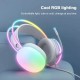 Togo 7.1 RGB Transparan Led Effect Gaming Headset Oyuncu Gaming Kulaklık