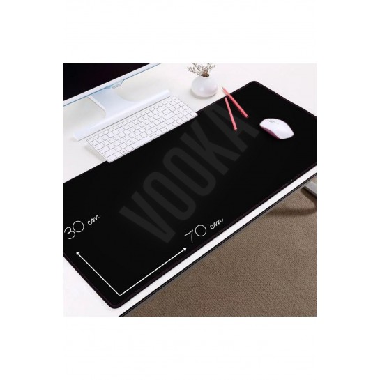 Togo Gaming Siyah Oyuncu Mousepad 70*30 Xl Gamer Kaymaz Mousepad Oyuncu Waterprof Yerli Üretim