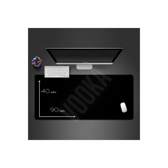 Togo Gaming Siyah Oyuncu Mousepad 90*40 Xxl Gamer Kaymaz Mousepad Oyuncu Waterprof Yerli Üretim