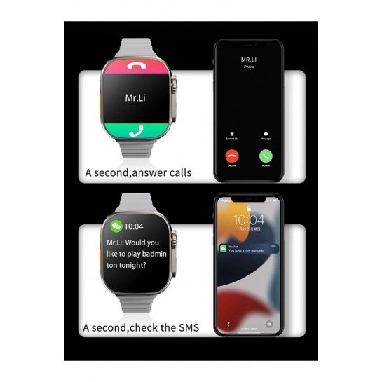 Togo Watch 8 Ultra G8s Smart Watch Yeni Nesil New Generation Süper Hd Ekran Android + Ios Togo Watch 8 Ultra G8s Smart Watch Yeni Nesil New Generation Süper Hd Ekran Android + Ios