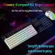 Trol Blue Switch Mini Rgb Oyun Klavyesi Gaming Mekanik 62 Tuşlu 18 Rgb Led Usb Tip-c Kablosu Beyaz Trol Blue Switch Mini Rgb Oyun Klavyesi Gaming Mekanik 62 Tuşlu 18 Rgb Led Usb Tip-c Kablosu Beyaz