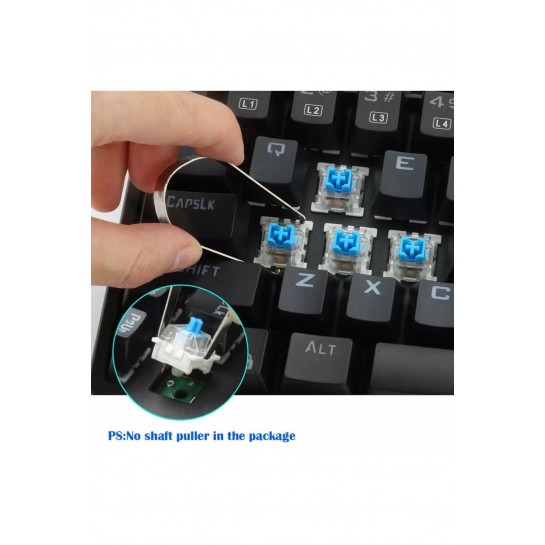 Trol Blue Switch Mini Rgb Oyun Klavyesi Gaming Mekanik 62 Tuşlu 18 Rgb Led Usb Tip-c Kablosu Beyaz Trol Blue Switch Mini Rgb Oyun Klavyesi Gaming Mekanik 62 Tuşlu 18 Rgb Led Usb Tip-c Kablosu Beyaz
