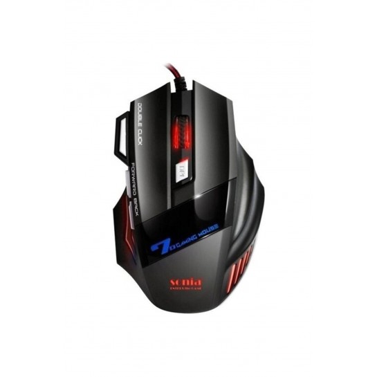Trol Profesyonel Işıklı Gamer Oyuncu Mouse + Mousepad Kaymaz Hassasiyet Kontrollü Gaming Pro X9