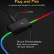 Trol Laxer X Gaming Mouse Pad Led Işıklı Dark Black Desensiz Rgb Işıklı 70x30 Rengarenk A+kalite