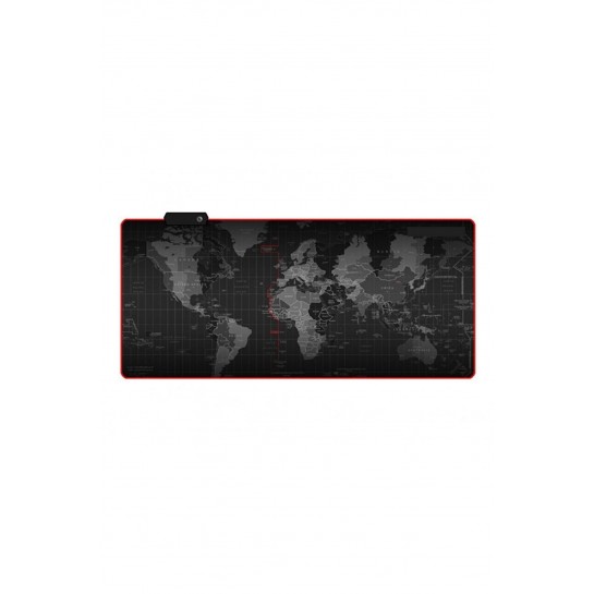 Trol Laxer X Gaming Mouse Pad Led Işıklı Dark Black Desensiz Rgb Işıklı 70x30 Rengarenk A+kalite