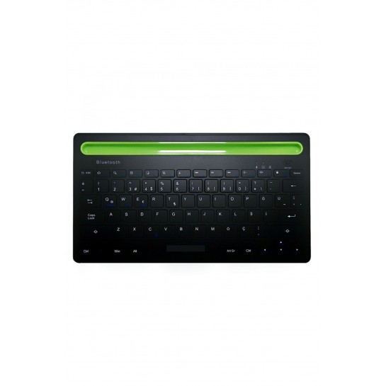 Trol Simug V6 Bluetooth 5.0 Standlı Türkçe Q Klavye Tablet Pc Telefon Android Ios Windows Mac A+