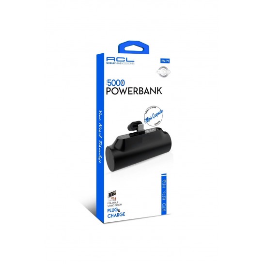 Type-C Yeni Nesil 5.000 mAh Uyumlu Mini Cep Boy Powerbank
